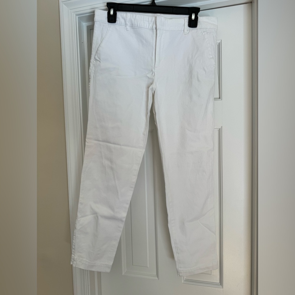White Joe Fresh white work pants.